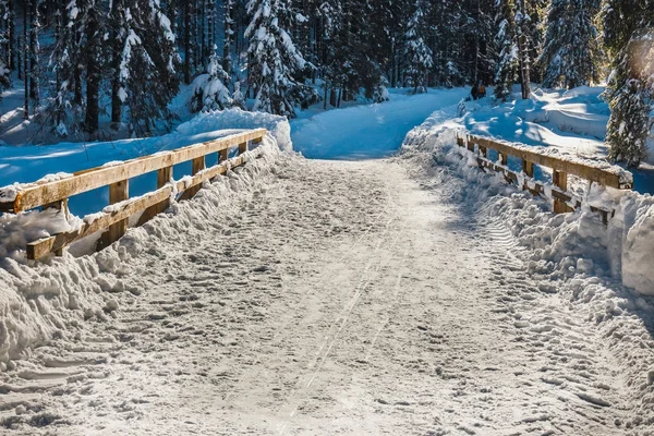 Inverno nas Montanhas Tatra, Vale de Koscieliska — Fotografia de Stock