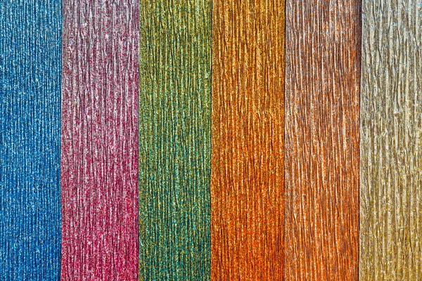 Close up of color corrugated paper background — Stock Photo, Image