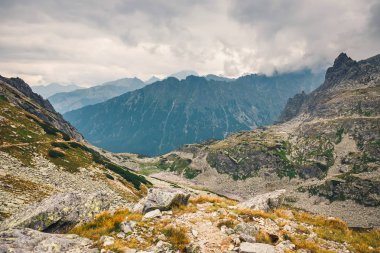 Polonya'da yüksek Tatra Dağları'nın görünümü