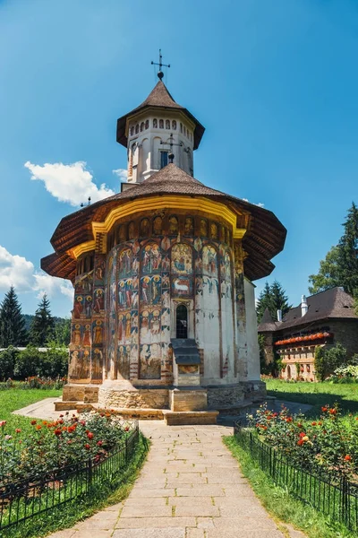 The Sucevita Monastery is a Romanian Orthodox monastery situated in the commune of Sucevitai, Romania — Stock Photo, Image