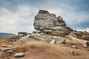 Sphinx - Geomorphologic kayalık yapılar Bucegi Dağları, Romanya