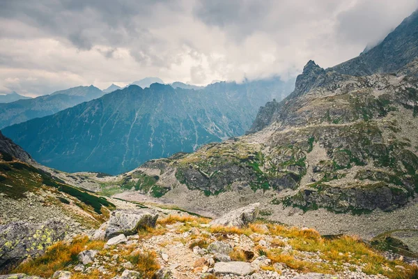 Veduta delle montagne degli Alti Tatra in Polonia — Foto Stock