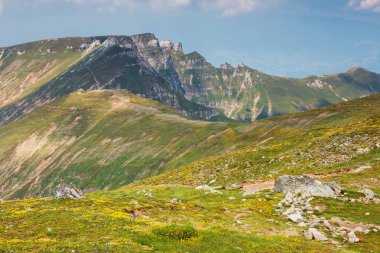 Karpatlar, Transilvanya ve Romanya 'daki Bucegi dağları 