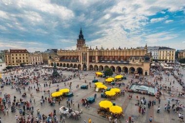 14 Ağustos 2016, Krakow, Polonya: Krakow, Polonya Merkezi kare havadan görünümü