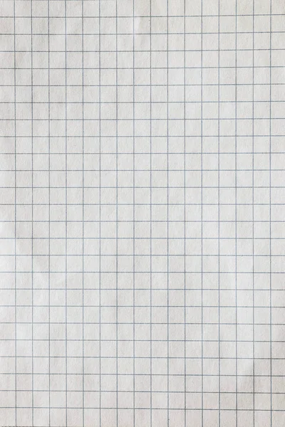 White squared paper sheet texture, can use as background — Stockfoto