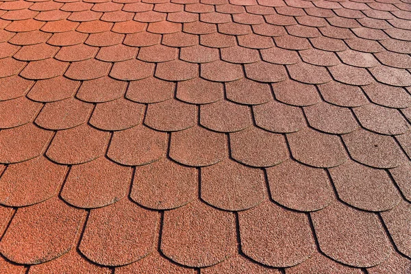 Close up of the roof with bituminous coating — Stock Photo, Image