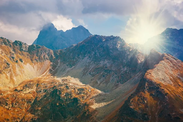 Cinque valli lacustri nelle Alte Montagne Tatra, Polonia — Foto Stock