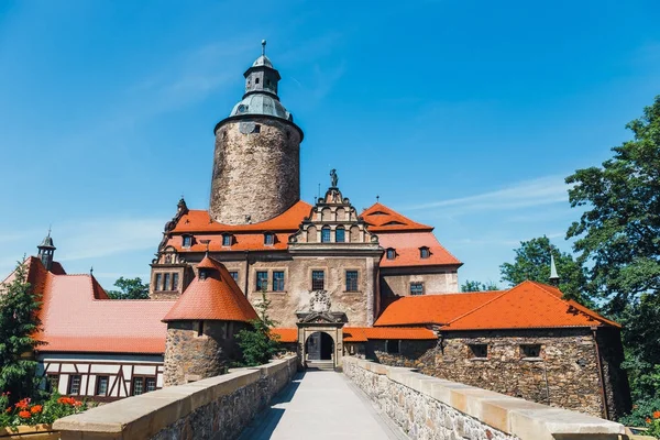 Burg Czocha, Verteidigungsburg im Dorf Czocha im Südwesten Polens — Stockfoto