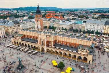 14 Ağustos 2016, Krakow, Polonya: Krakow, Polonya Merkezi kare havadan görünümü
