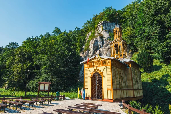 Chapel on the water in Ojcow National Park near Krakow, Poland