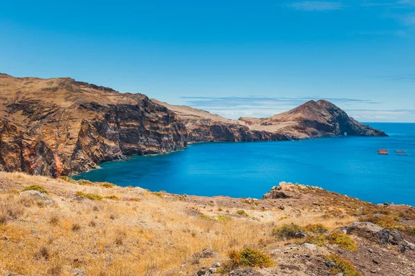 Uçurumlar, Ponta de Sao Lourenco, Madeira, Portekiz — Stok fotoğraf