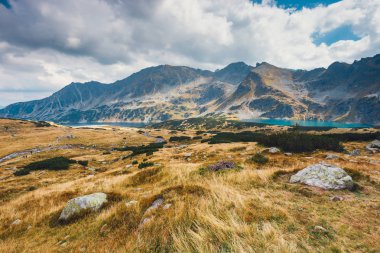Beş göller Vadisi içinde yüksek Tatra Dağları, Polonya