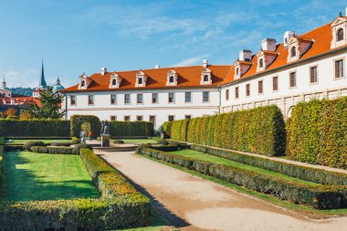 Şu anda ev Çek Senato Prag, Çek Cumhuriyeti için Wallenstein Sarayı