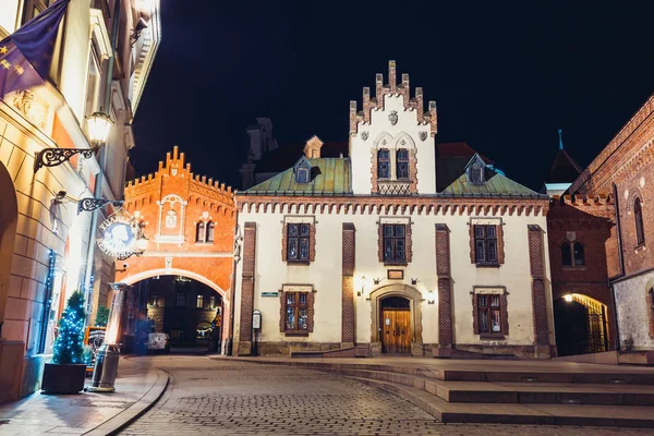 Cracóvia, Polônia, 15 de dezembro de 2017: Museu e Biblioteca Czartoryski fundada em 1796 e localizada na Cidade Velha de Cracóvia desde 1876 . — Fotografia de Stock