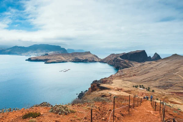 Falésias na Ponta de São Lourenco, Madeira, Portugal — Fotografia de Stock