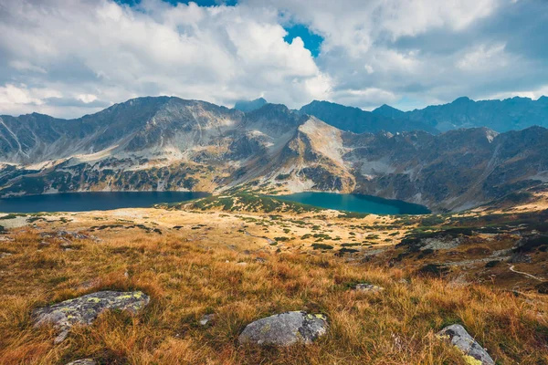 Vallée de cinq lacs dans les Hautes Tatras, Pologne — Photo