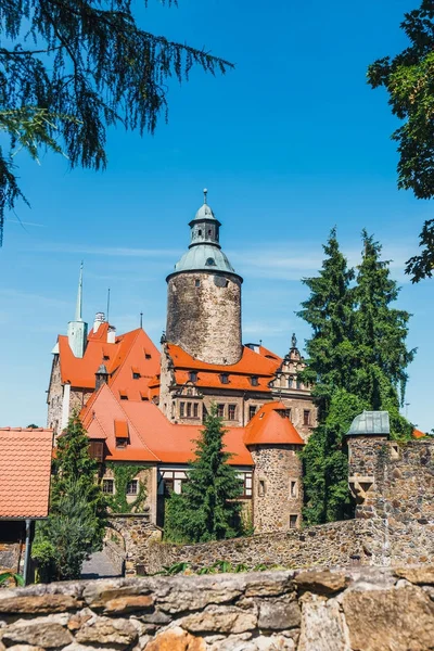 Burg Czocha, Verteidigungsburg im Dorf Czocha im Südwesten Polens — Stockfoto