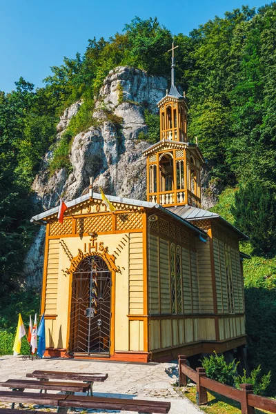 Chapel on the water in Ojcow National Park near Krakow, Poland
