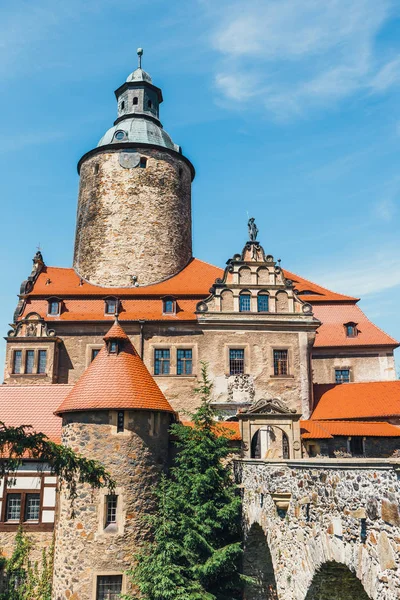 Burg Czocha, Verteidigungsburg im Dorf Czocha im Südwesten Polens — Stockfoto