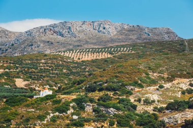 Güzel dağ manzarası Girit Adası, Yunanistan