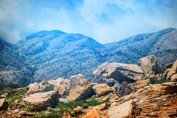 Hermoso paisaje de montaña de la isla de Creta, Grecia —  Fotos de Stock