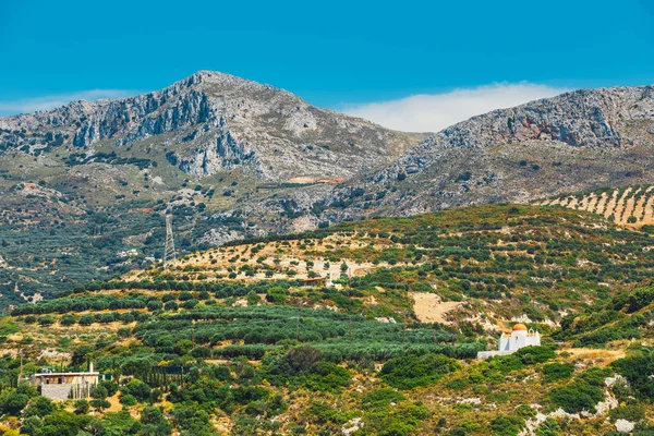 Hermoso paisaje de montaña de la isla de Creta, Grecia — Foto de Stock