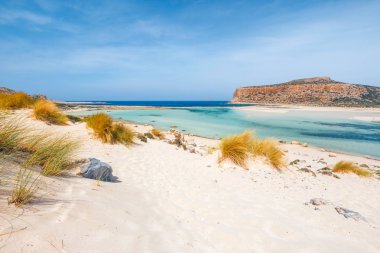 Balos Beach Girit Adası, Yunanistan inanılmaz sahne
