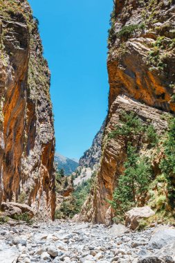 Samiriye Gorge Merkezi Girit ile yürüyüş yolu