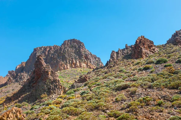 Teide 火山, 特内里费岛, 加那利群岛景观景观 — 图库照片