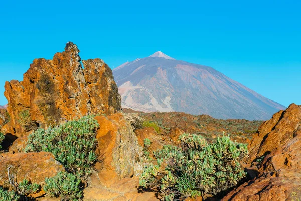 El Teide yanardağının kalderasında gün doğumu, Tenerife, Kanarya Adaları — Stok fotoğraf