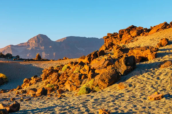 Soluppgång i vulkanen El Teide, Teneriffa, Kanarieöarna — Stockfoto