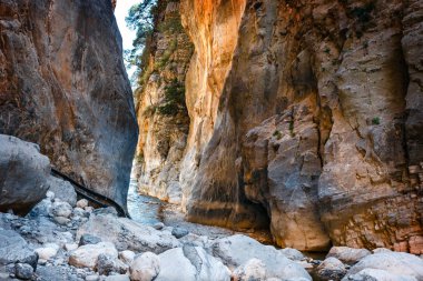 Samiriye Gorge Merkezi Girit ile yürüyüş yolu