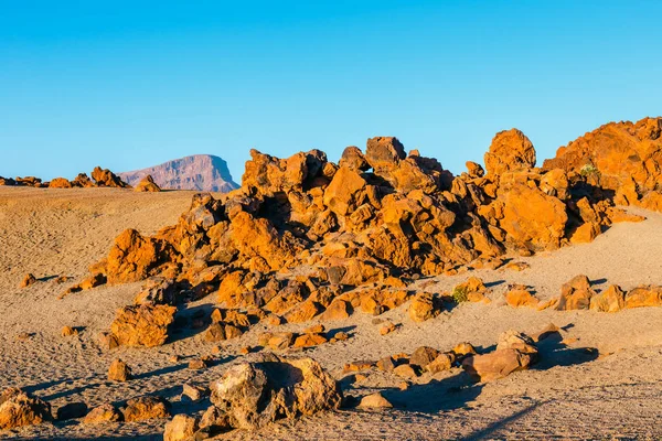 位于加那利群岛特内里费岛El Teide火山火山口的日出 — 图库照片