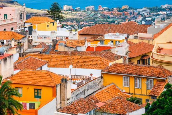 Panoramę miasta La Orotava, Teneryfa, Hiszpania — Zdjęcie stockowe