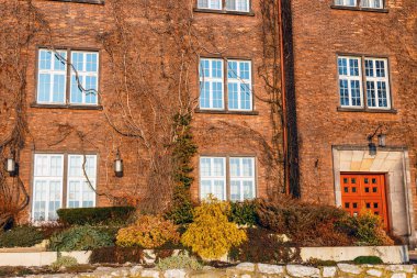 Krakow, Polonya en ünlü dönüm noktası Wawel Kalesi görünümünü