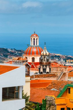 Tenerife Adası, İspanya La Orotava şehrin manzarası