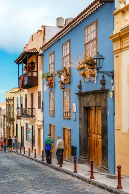 La Orotava, Tenerife, İspanya, 11 Haziran 2015: Mimari La Orotava kasaba, Tenerife Adası, İspanya