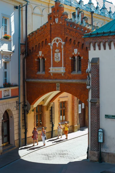 Krakow, Poland - May 28, 2017: Czartoryski Museum in old town of Krakow, Poland. Old town of Cracow listed as unesco heritage site — Stock Photo, Image