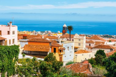 Tenerife Adası, İspanya La Orotava şehrin manzarası