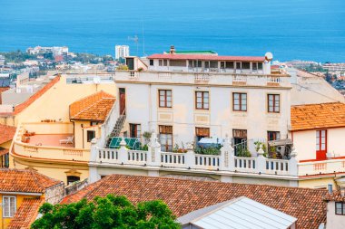 Tenerife Adası, İspanya La Orotava şehrin manzarası