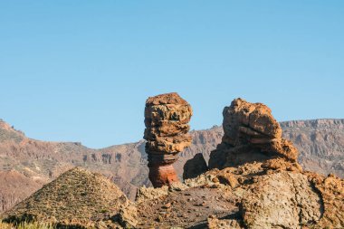 Roques de Garcia ve El Teide yanardağı, Tenerife Adası, İspanya