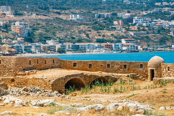 Fortaleza veneciana Fortezza en Rethymno en Creta, Grecia — Foto de Stock
