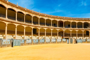 Bullring Ronda, Endülüs, İspanya en eski ve en ünlü boğa güreşi arenada biridir