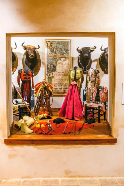 Ronda, Spain, April 05, 2018: Bullring in Ronda is one of the oldest and most famous bullfighting arena in Andalusia, Spain — Stock Photo, Image