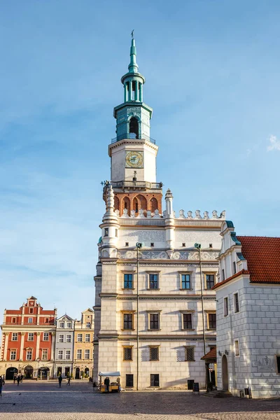 Δημαρχείο στην παλιά πόλη Πόζναν, Πολωνία — Φωτογραφία Αρχείου