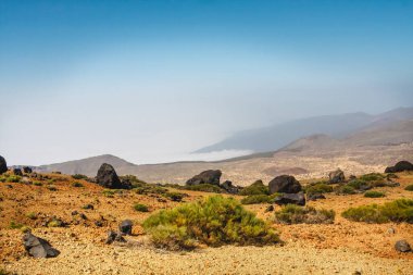 El Teide volkanı üzerinde gün doğumu, Tenerife, Kanarya Adaları