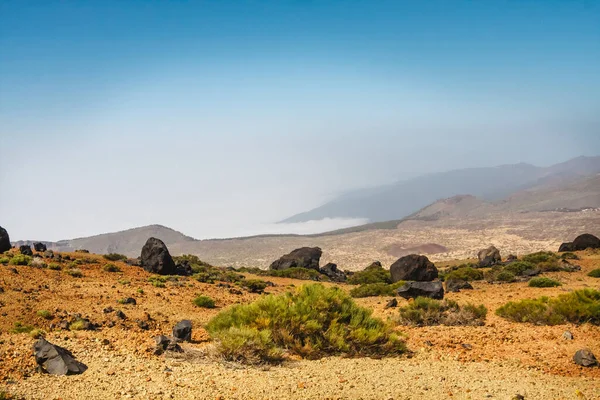 Salida Del Sol Sobre Volcán Teide Tenerife Islas Canarias — Foto de Stock