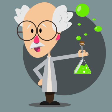 Bilim Profesör çizgi film karakteri