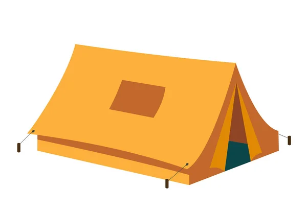 Tent Icon Vector Illustration — Stock Vector