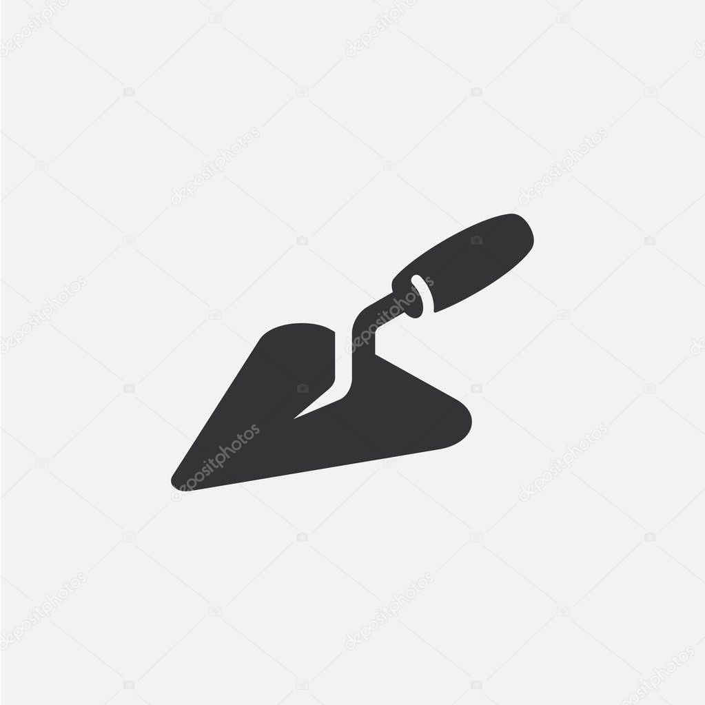 Trowel. Simple vector icon